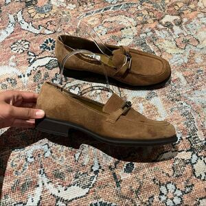 Vintage Suede Loafers  